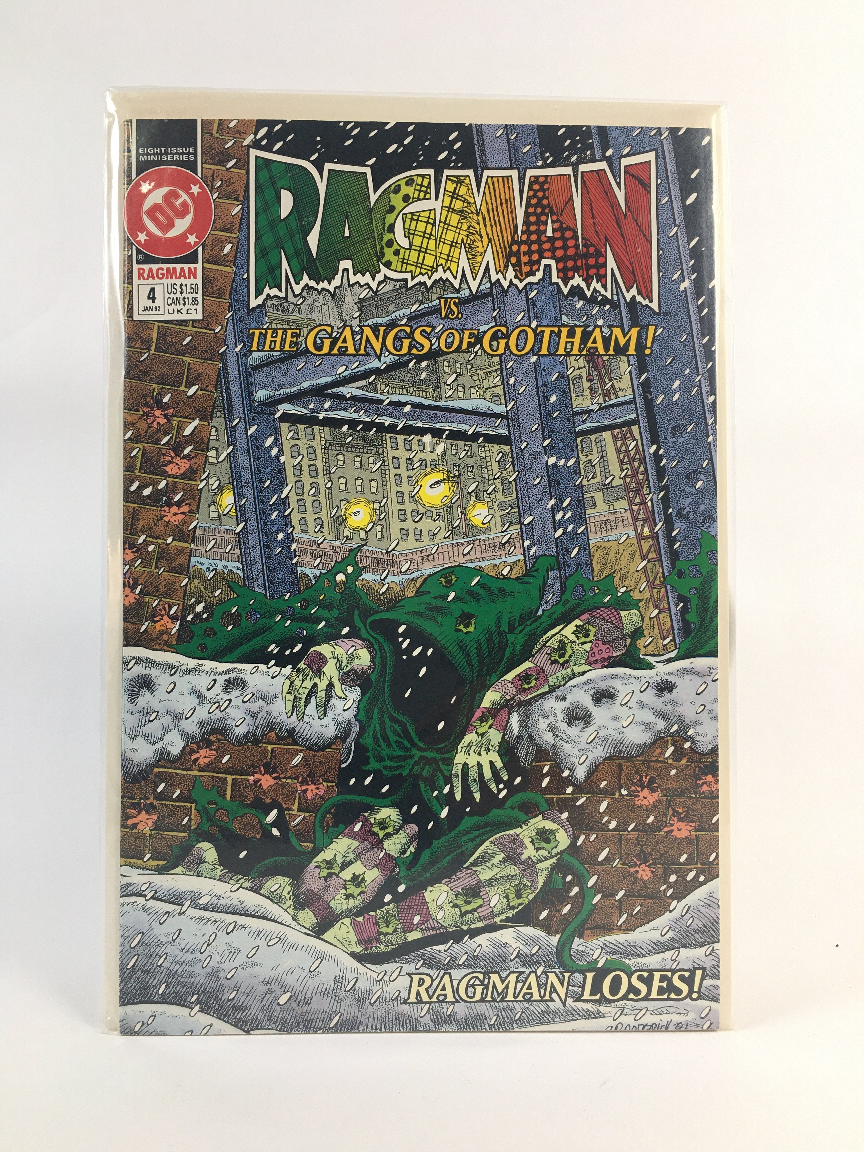 Ragman Vs The gangs of Gotham 4 Jan 92 DC comics