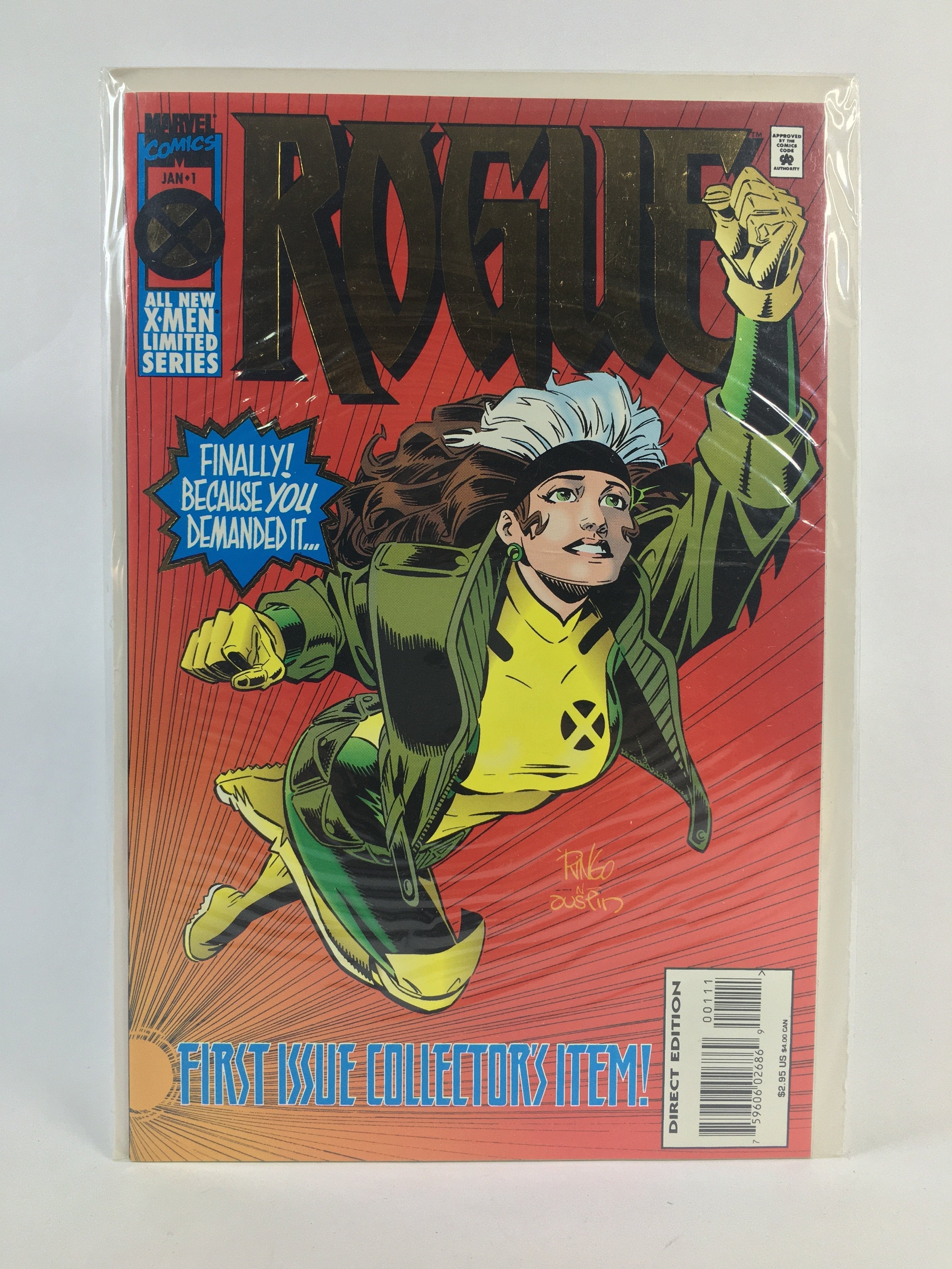 Rogue First issue Collectors item January 1 Marvel Comics xmen series