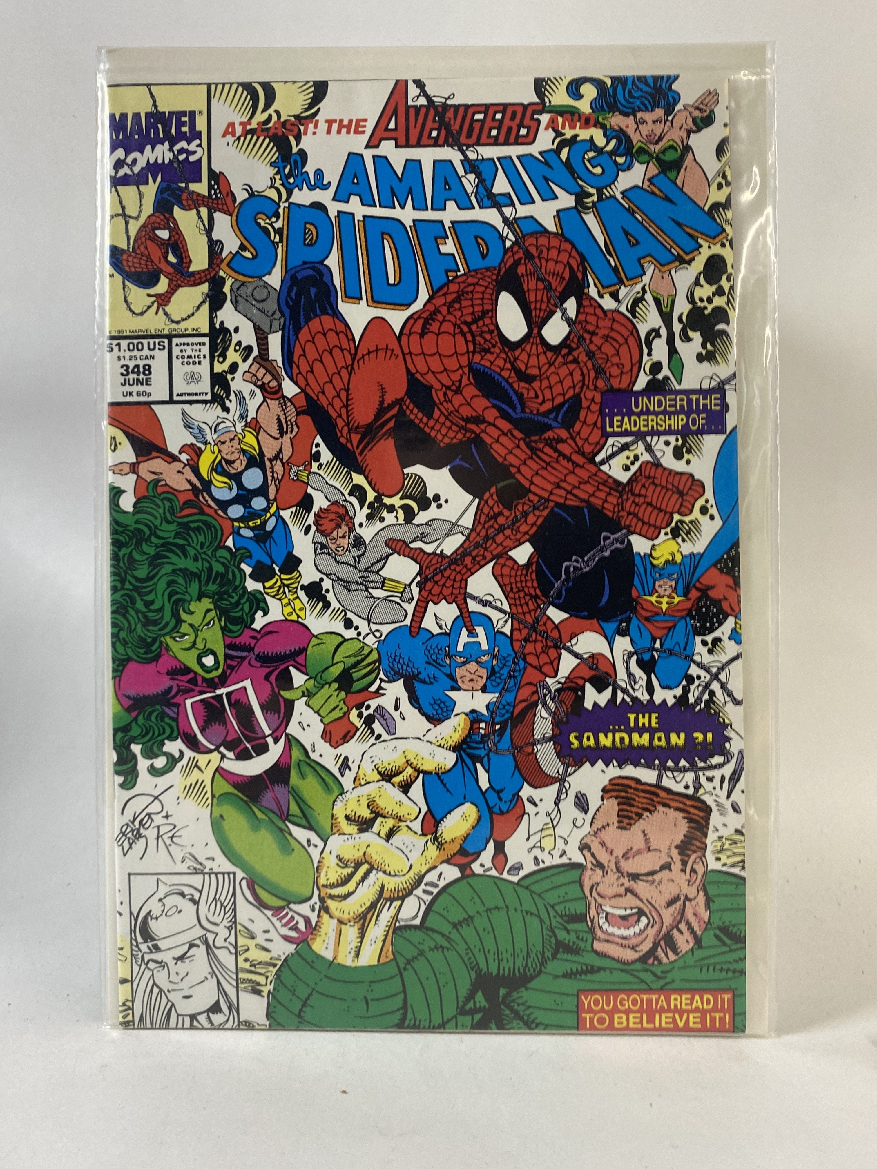 The amazing Spiderman 348 June Marvel Comics