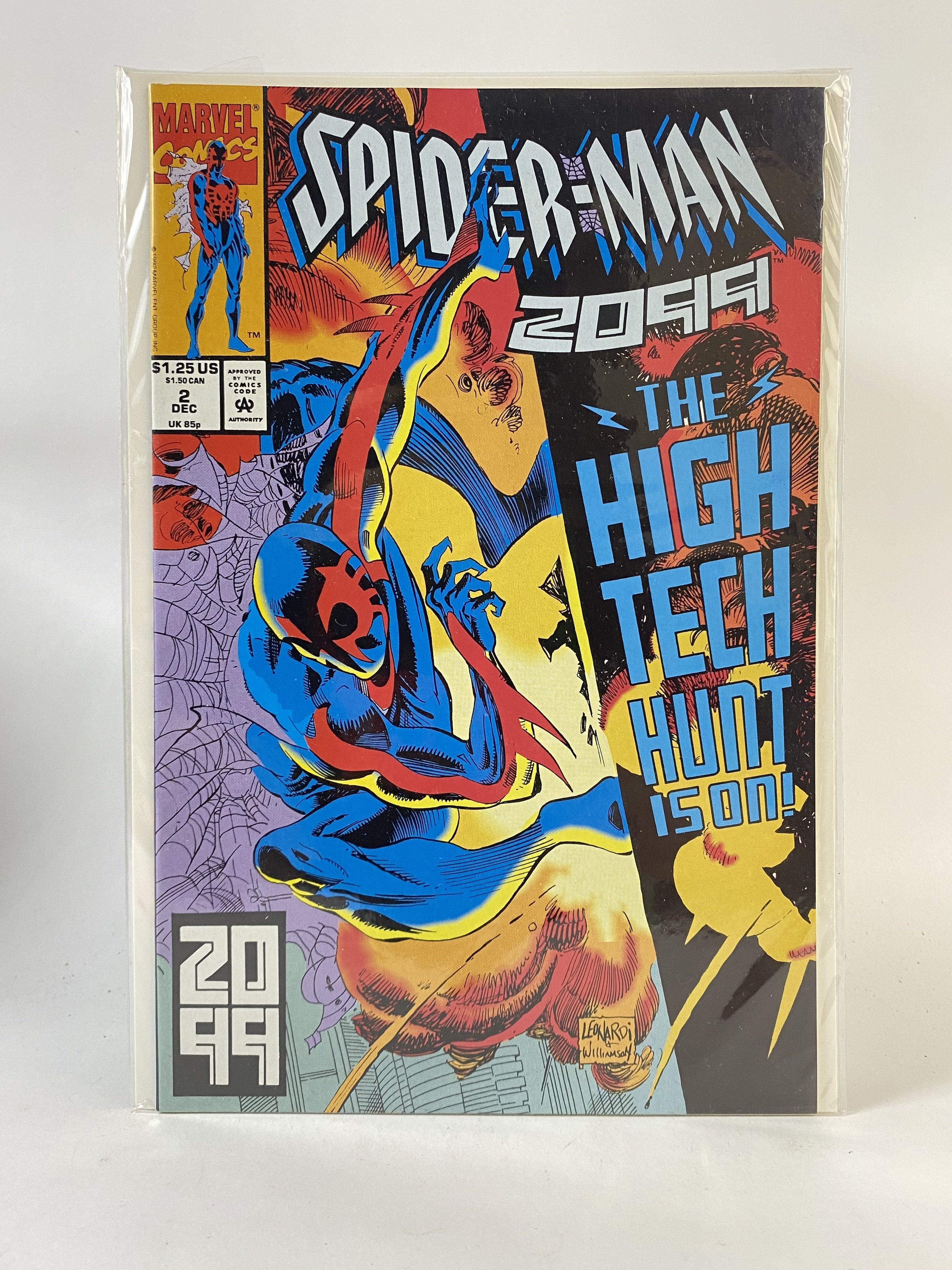 Spiderman 2099 The high tech hunt is on 2 Dec Marvel comics