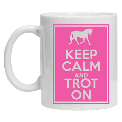Keep Calm and Trot On Coffee Cup