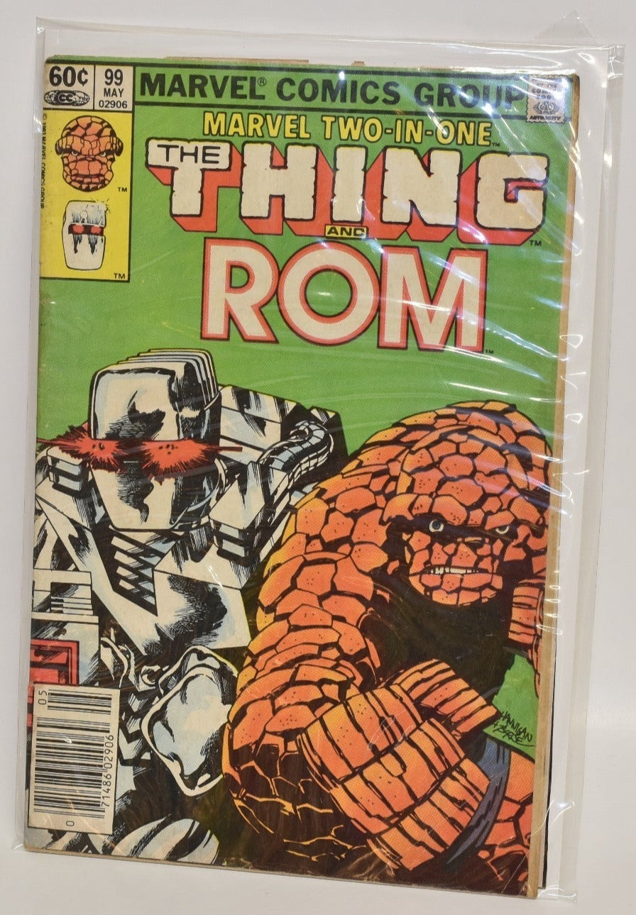 The Thing and Rom 99 May Comic Book