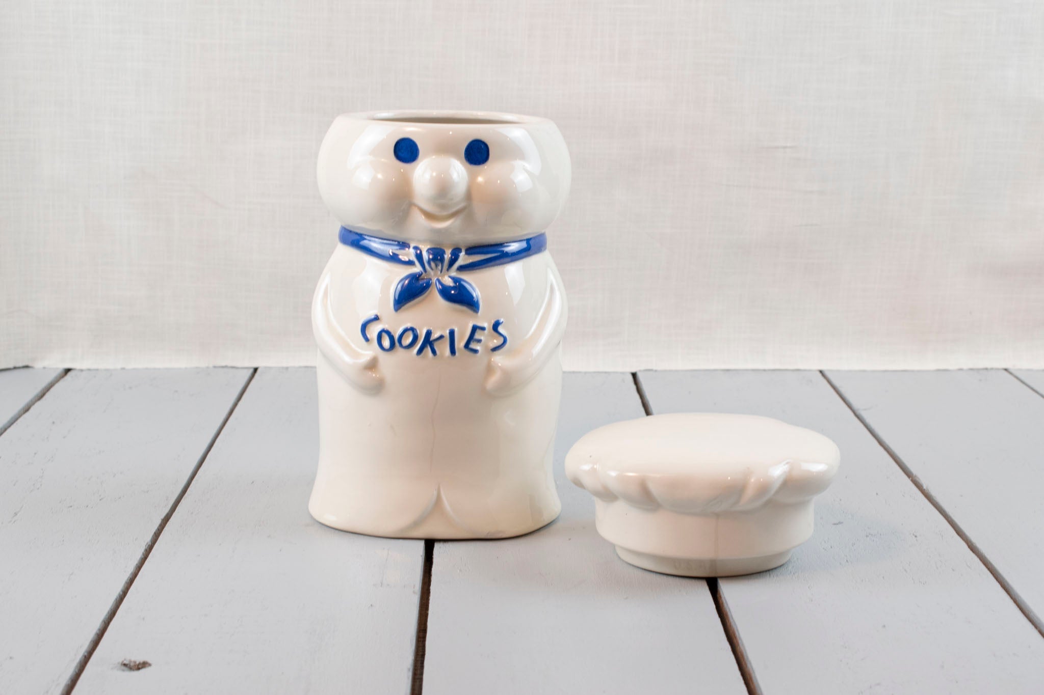 Pillsbury Doughboy Cookie Jar Ceramic Collectible 1973