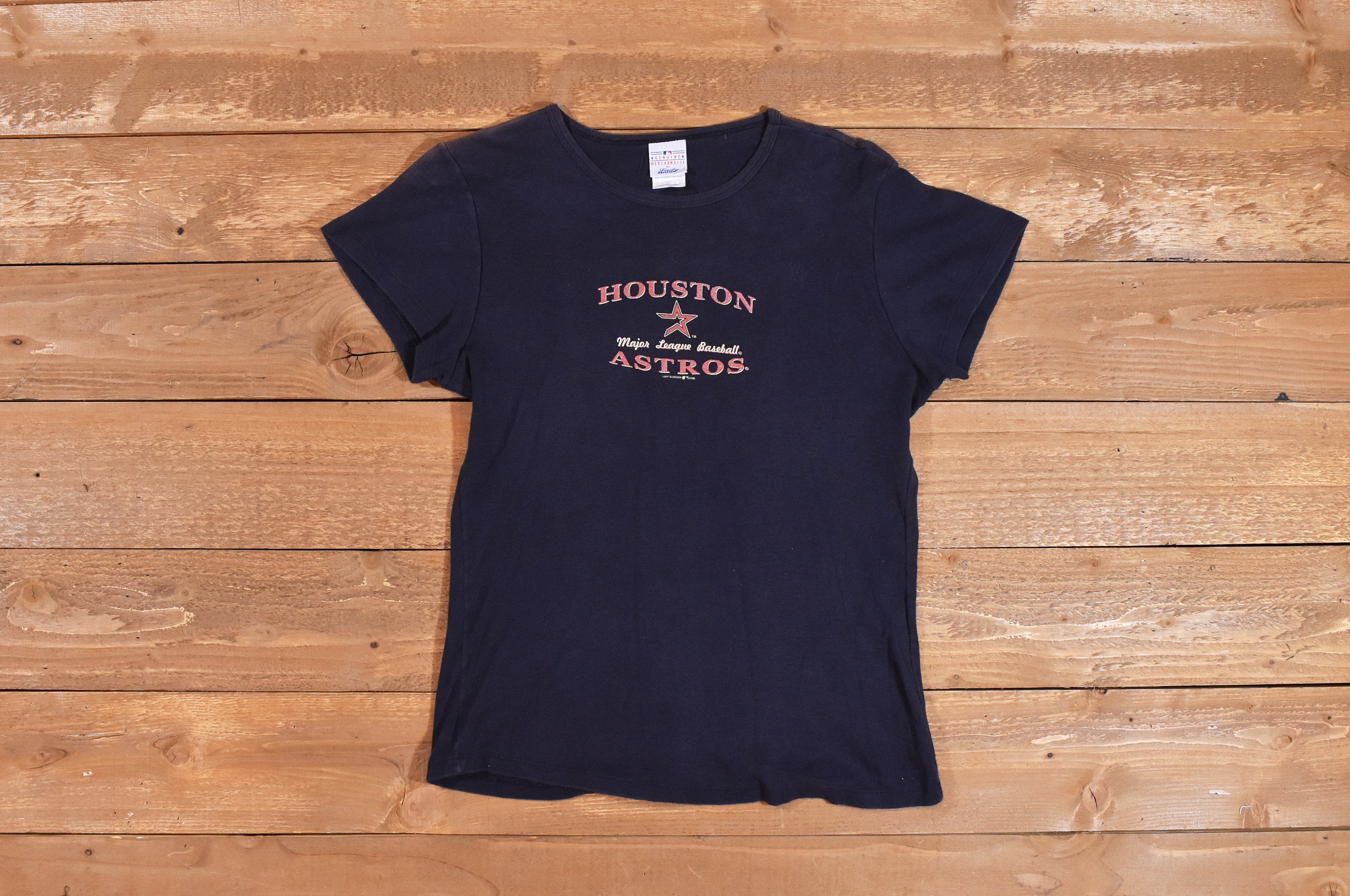Houston Astros Major League Baseball 2008 T shirt XL Female Lady Slugger