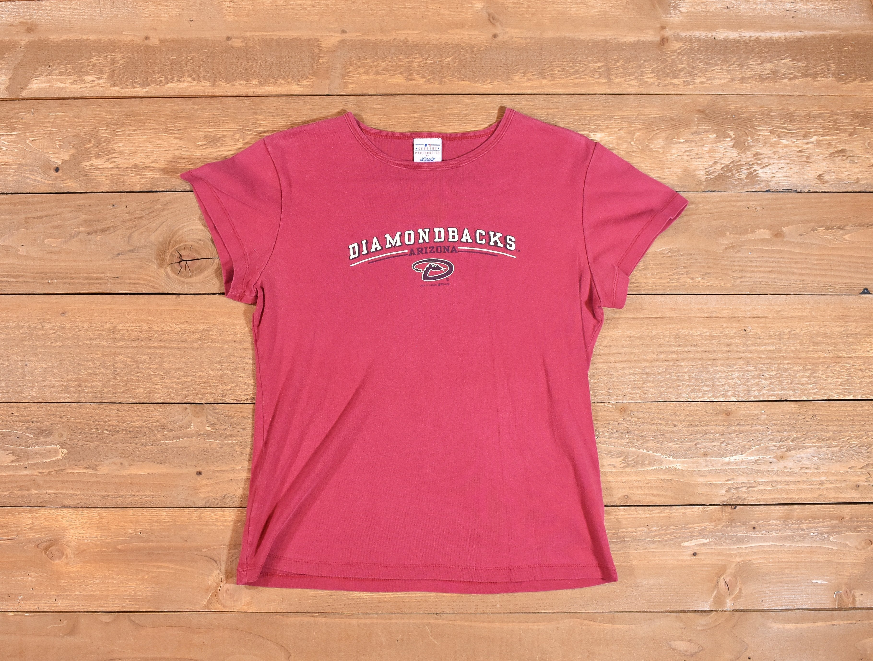 Diamondbacks Arizona Cardinals Female Shirt Large Used Authentic Lady Slugger