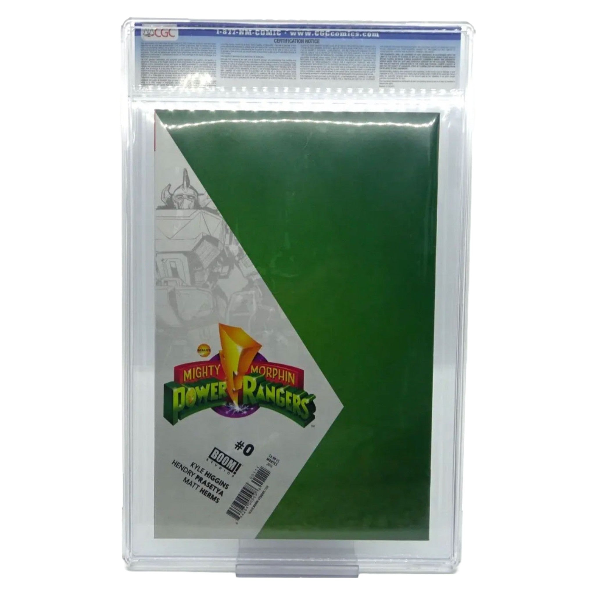 Mighty Morphin Power Rangers Boom Studio Green Ranger Comic Book 0 Graded 9.8
