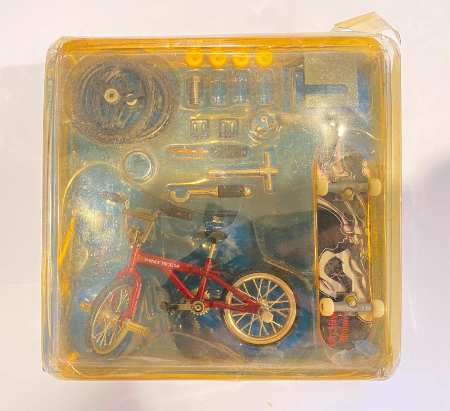 Tech Deck Finger Skateboard and BMX Bike Used Set Vintage Birdhouse Tony Hawk