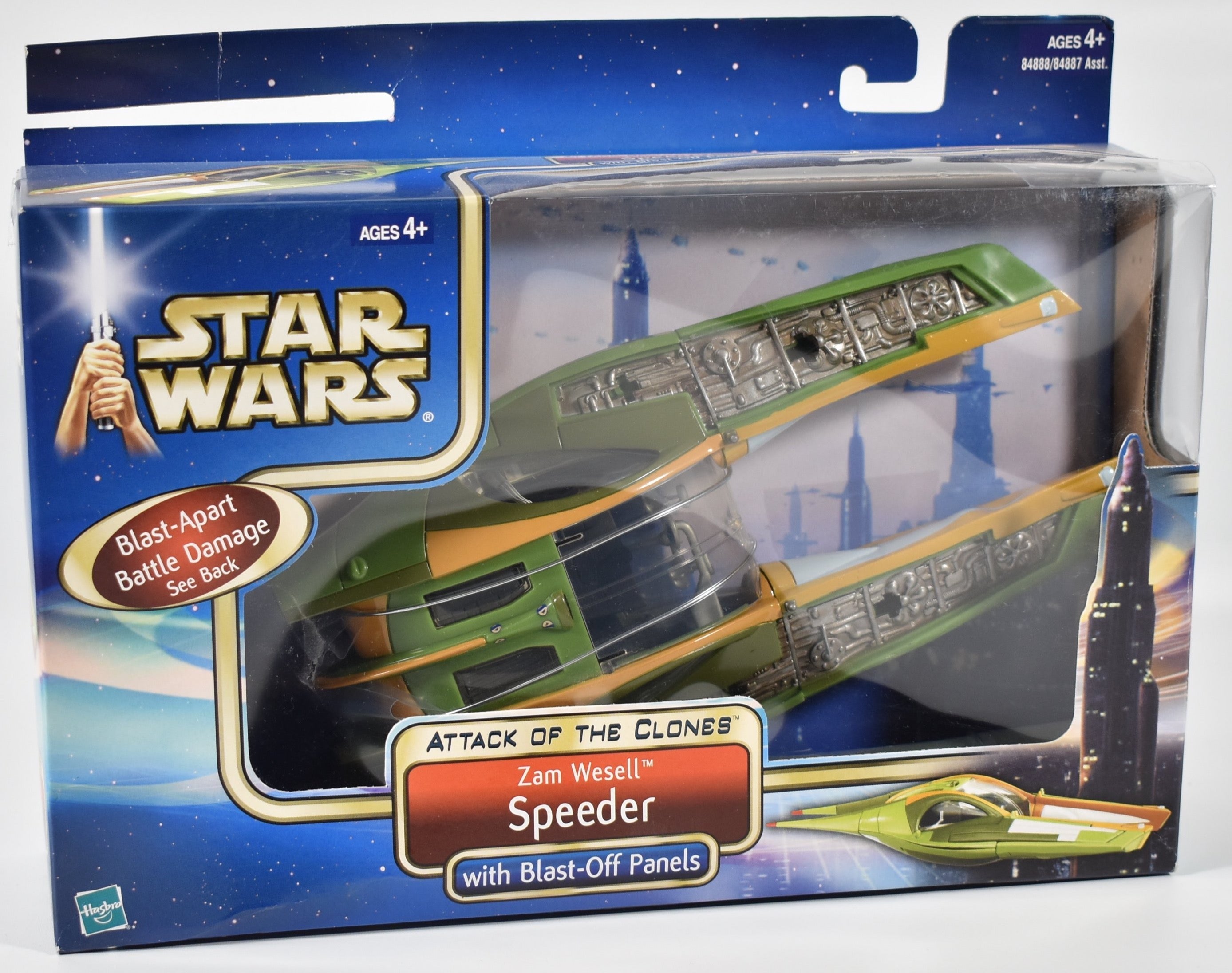 Star Wars Zam Wesell Speeder Atttack of the clones Green